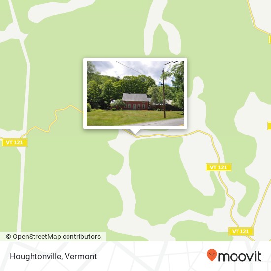 Houghtonville map