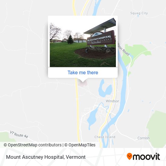 Mapa de Mount Ascutney Hospital