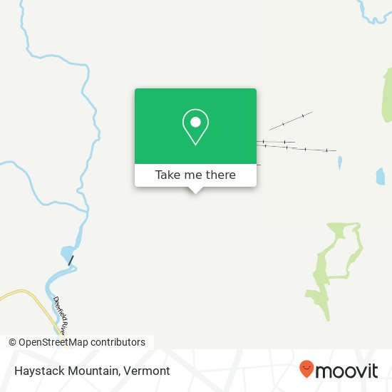 Haystack Mountain map