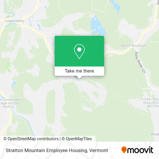 Stratton Mountain Employee Housing map