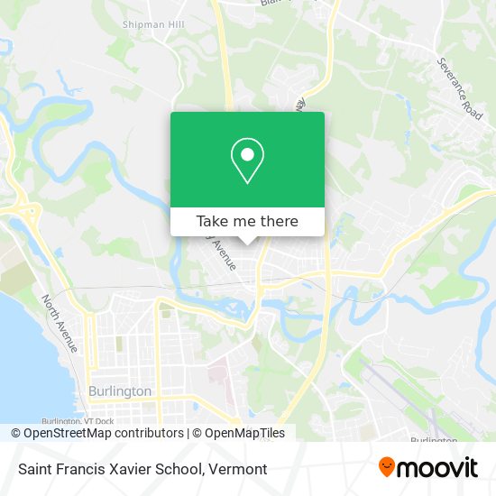 Saint Francis Xavier School map