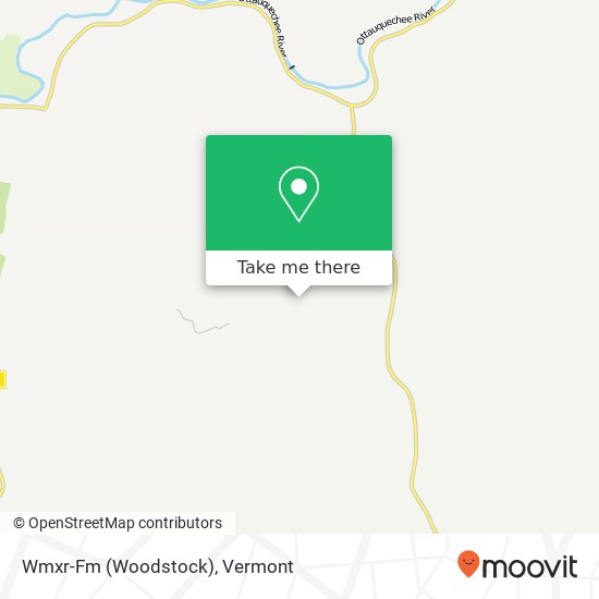 Wmxr-Fm (Woodstock) map