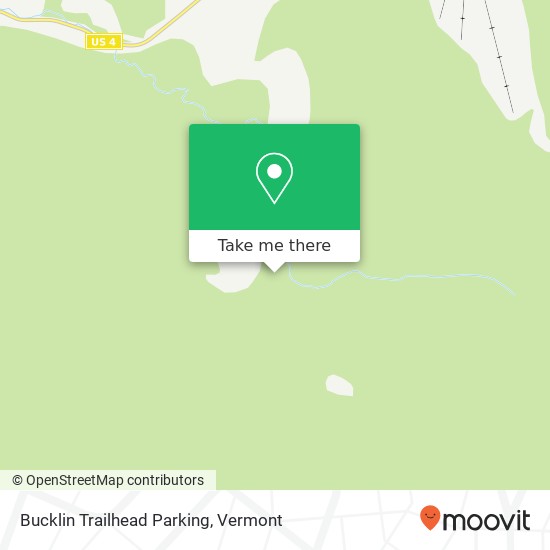 Bucklin Trailhead Parking map