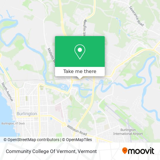 Community College Of Vermont map