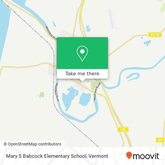 Mary S Babcock Elementary School map