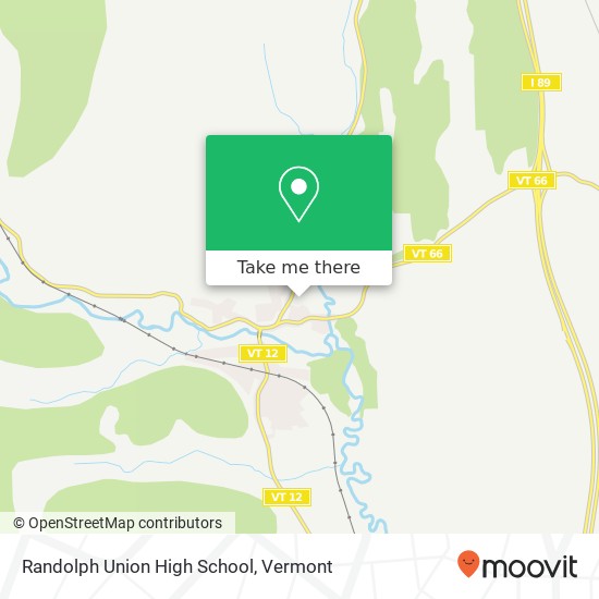 Mapa de Randolph Union High School