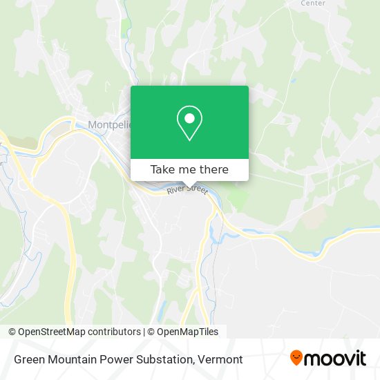 Green Mountain Power Substation map