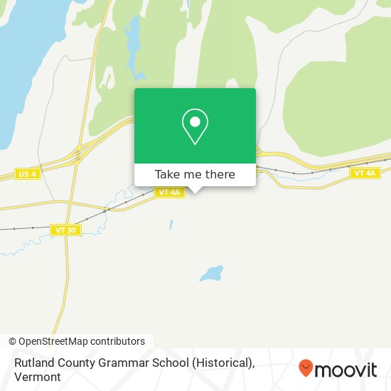 Mapa de Rutland County Grammar School (Historical)