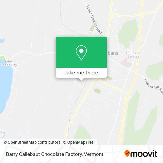 Barry Callebaut Chocolate Factory map