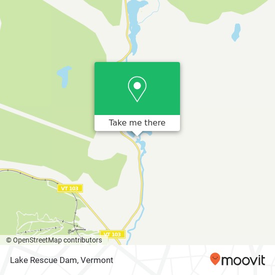 Mapa de Lake Rescue Dam