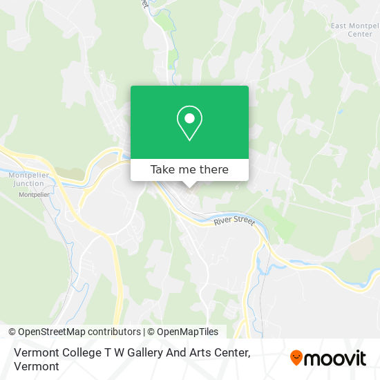 Vermont College T W Gallery And Arts Center map