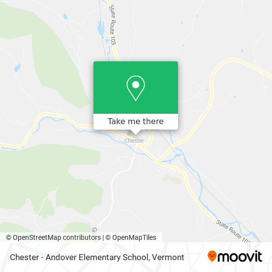 Mapa de Chester - Andover Elementary School