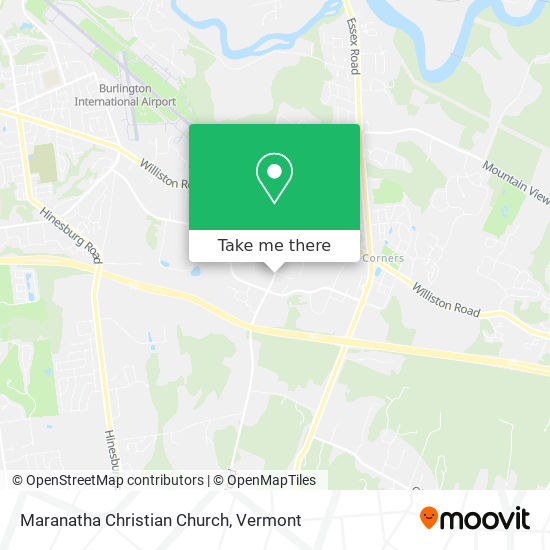Maranatha Christian Church map