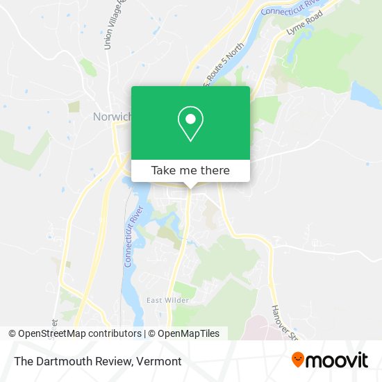 Mapa de The Dartmouth Review
