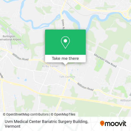 Uvm Medical Center Bariatric Surgery Building map