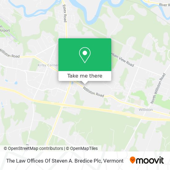 The Law Offices Of Steven A. Bredice Plc map