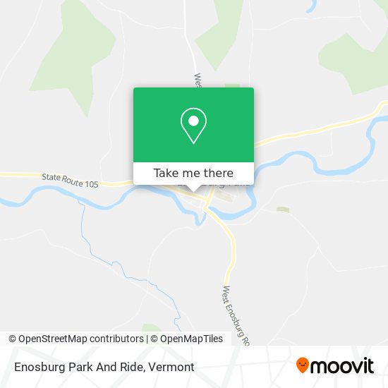 Enosburg Park And Ride map