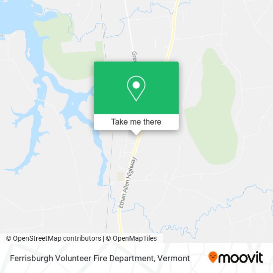 Ferrisburgh Volunteer Fire Department map