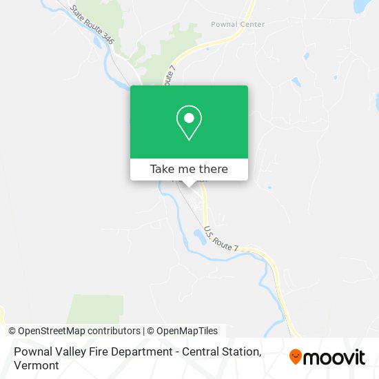 Mapa de Pownal Valley Fire Department - Central Station