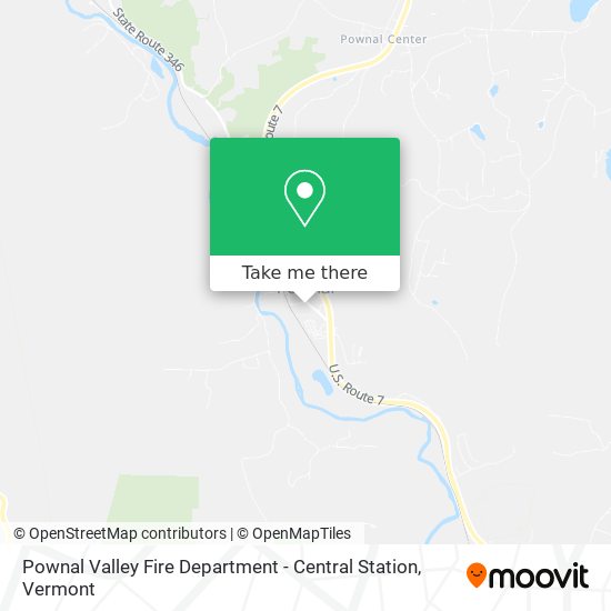 Pownal Valley Fire Department - Central Station map