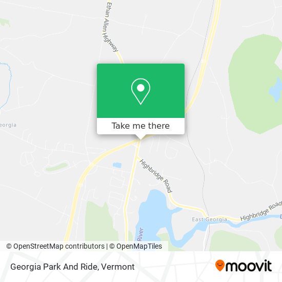 Mapa de Georgia Park And Ride