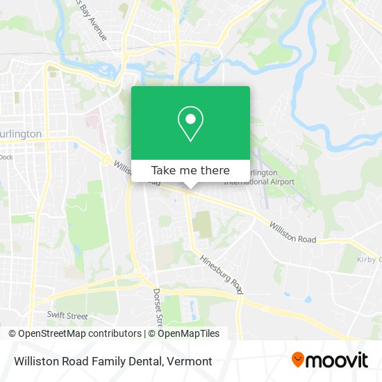 Williston Road Family Dental map