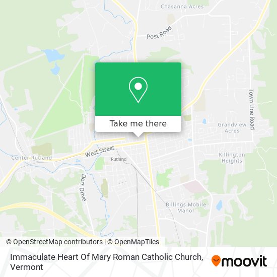 Immaculate Heart Of Mary Roman Catholic Church map