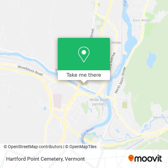 Hartford Point Cemetery map