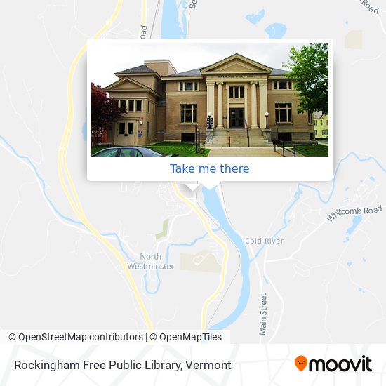 Rockingham Free Public Library map