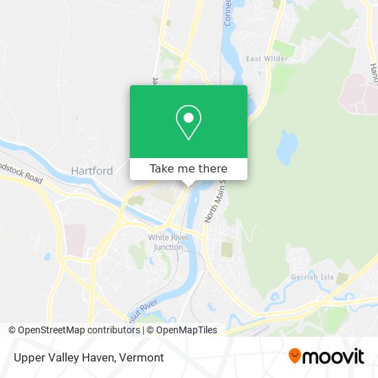 Upper Valley Haven map