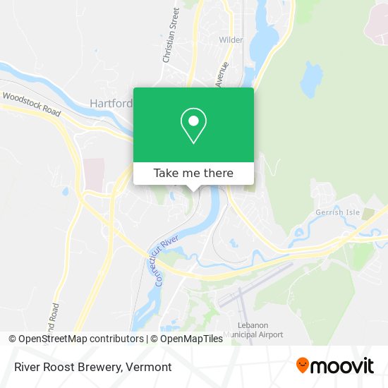 River Roost Brewery map