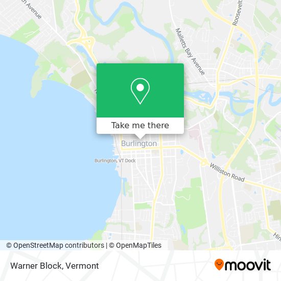 Warner Block map