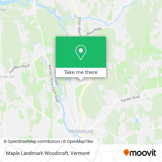 Maple Landmark Woodcraft map