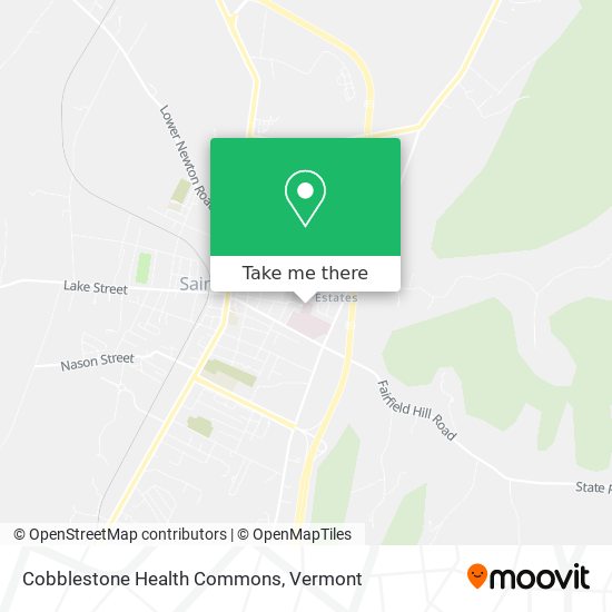 Cobblestone Health Commons map