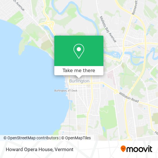 Howard Opera House map