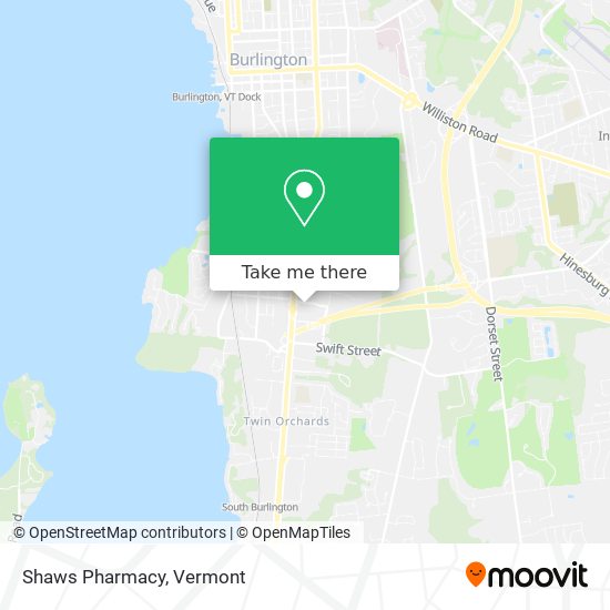 Mapa de Shaws Pharmacy