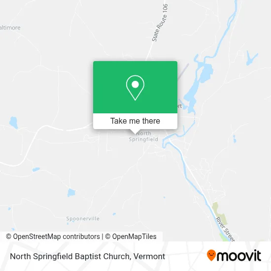 North Springfield Baptist Church map