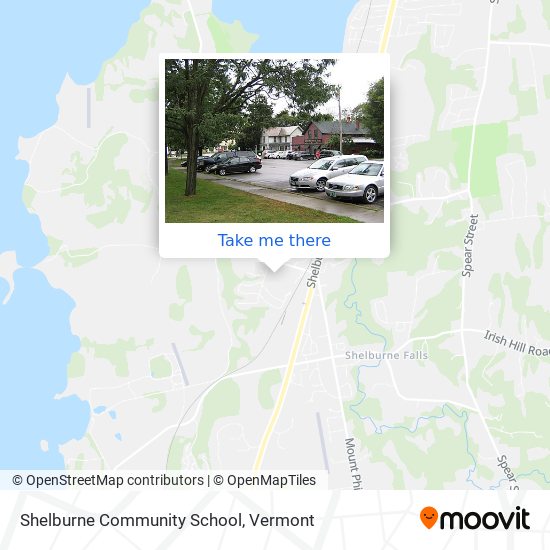 Shelburne Community School map