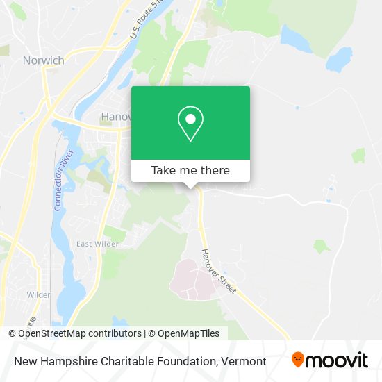 New Hampshire Charitable Foundation map