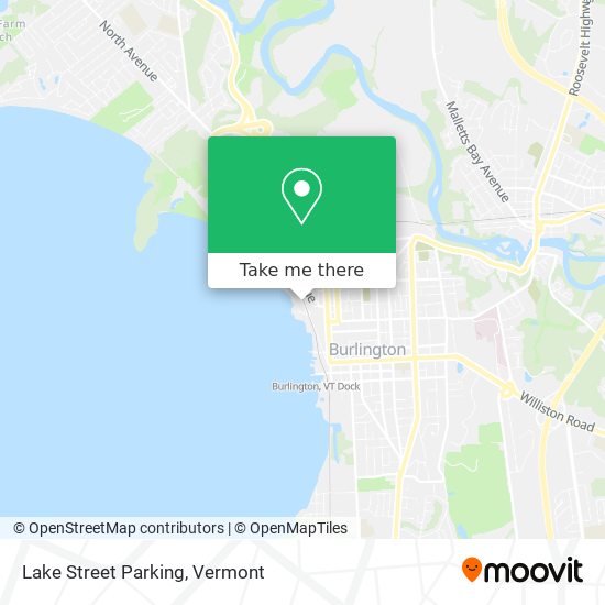 Lake Street Parking map