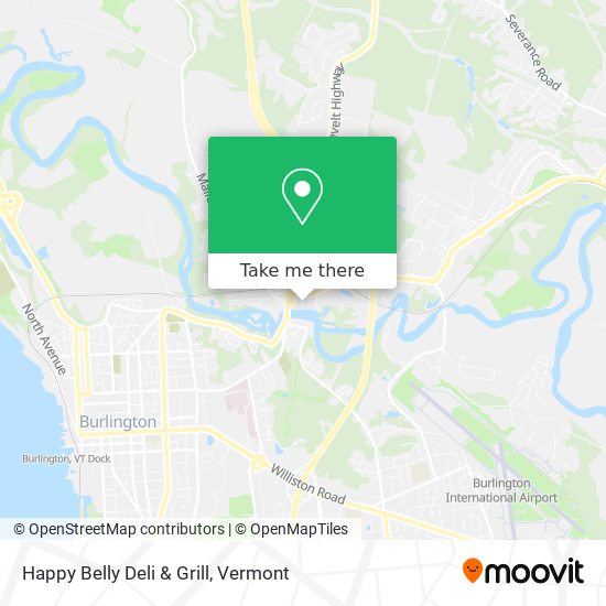 Mapa de Happy Belly Deli & Grill