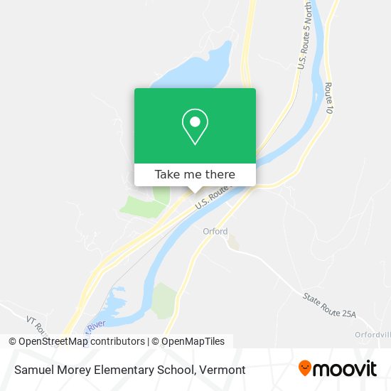 Samuel Morey Elementary School map