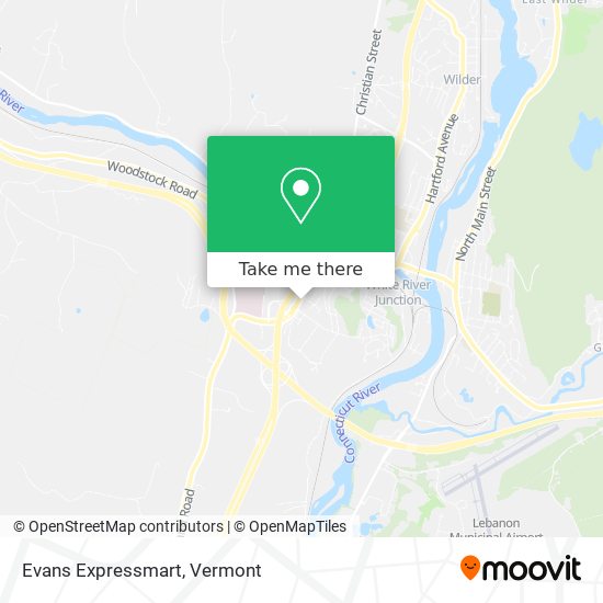 Evans Expressmart map