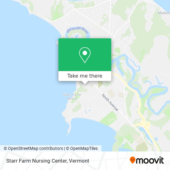 Mapa de Starr Farm Nursing Center