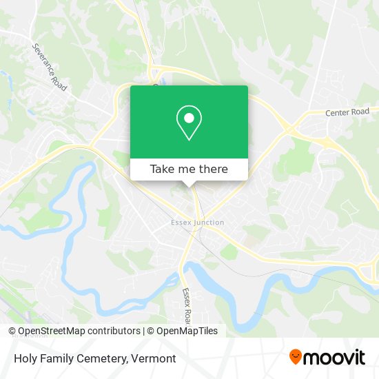 Holy Family Cemetery map