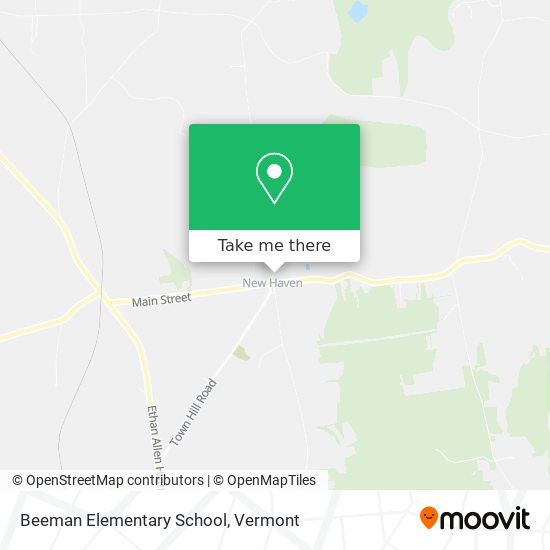 Beeman Elementary School map