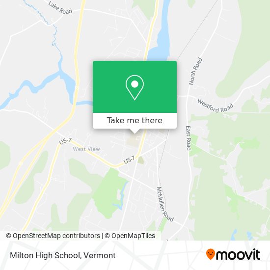 Mapa de Milton High School