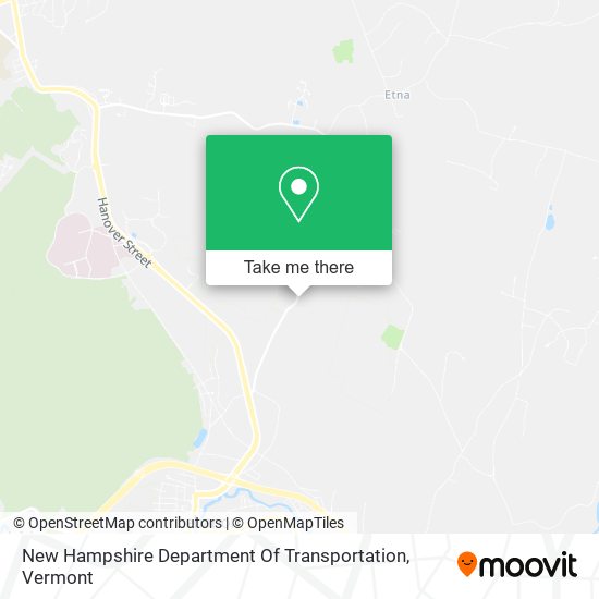 New Hampshire Department Of Transportation map