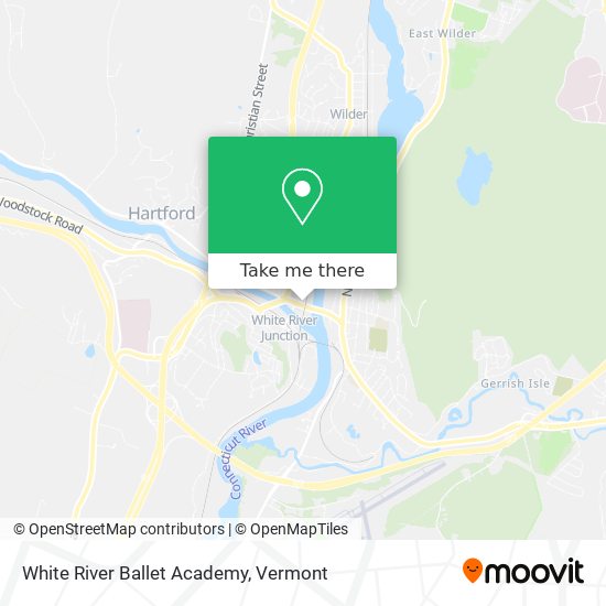 White River Ballet Academy map