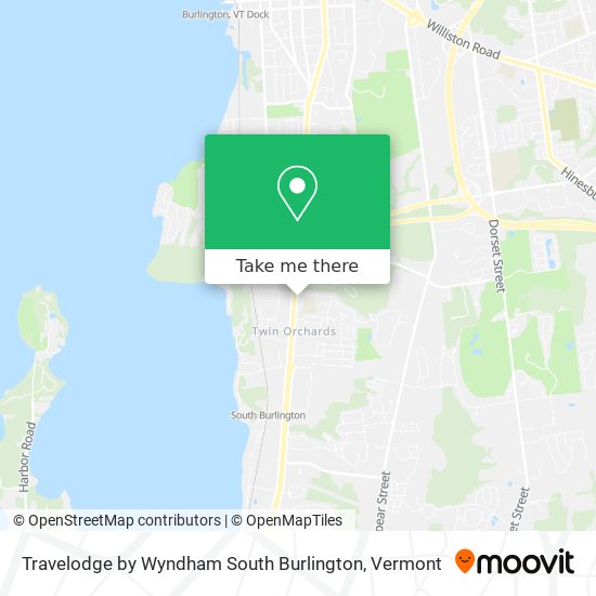 Travelodge by Wyndham South Burlington map